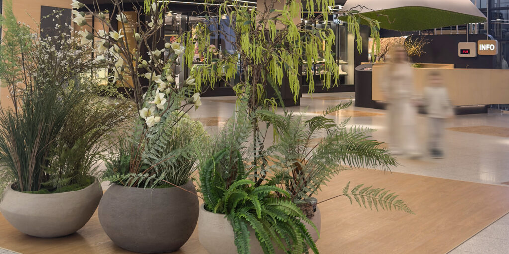 Eventfläche im LAGO Shoppingcenter vor der Kundeninformation