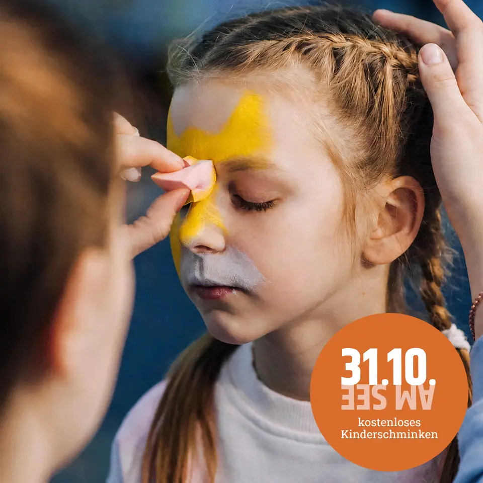 Kostenloses Halloween Kinderschminken im LAGO